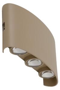Aplica de perete LED pentru exterior ARROW LED/6W/230V IP54 bej