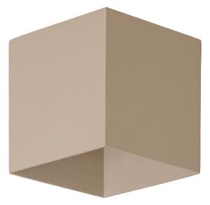 Aplica LED de perete pentru exterior CUBE LED/5W/230V IP54 bej