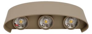 Aplica de perete LED pentru exterior ARROW LED/6W/230V IP54 bej