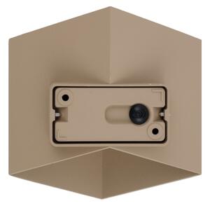 Aplica LED de perete pentru exterior CUBE LED/5W/230V IP54 bej