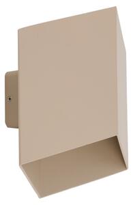 Aplica LED de perete pentru exterior CUBE LED/5W/230V IP54 bej