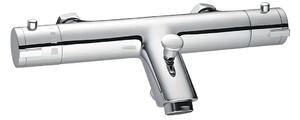 Baterie Cada si Dus cu Termostat ST6103, Mixer Compact, Cartus Ceramic, Filtru Murdarie, Material Alama, Finisaj Cromat