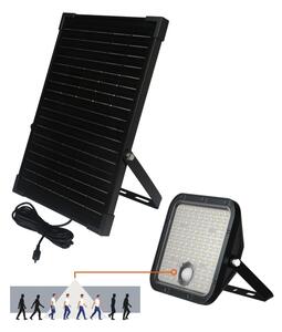 Proiector LED solar de exterior cu senzor LED/30W/6,4V IP65 3000/4000K
