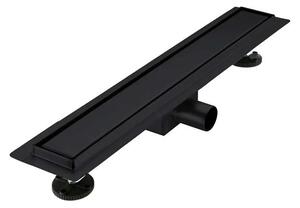 Rigola De Dus ZenFlow MB2 550mm,Faiantabila, Otel Inoxidabil, Negru Mat