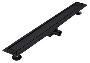 Rigola De Dus ZenFlow MB2 850mm, Faiantabila, Otel Inoxidabil, Negru Mat