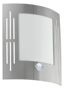 EGLO 88144 - Senzor Corp de iluminat perete exterior CITY 1xE27/15W