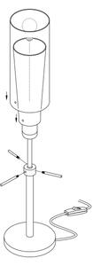 EGLO 89835 - Lampa de masa PINTO 1xE27/60W