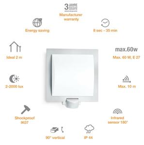 Steinel 566814 - Corp de iluminat perete exterior senzor 1xE27/60W/240V L 20 S