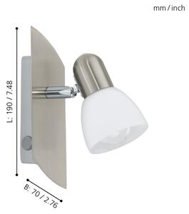 EGLO 90982 - Lampa spot ENEA 1xE14/40W