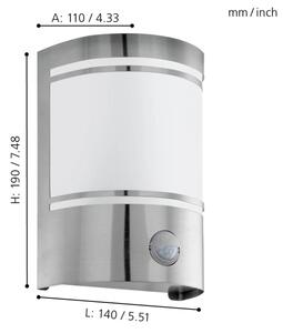 EGLO 30192 - Corp de iluminat exterior CERNO 1xE27/40W