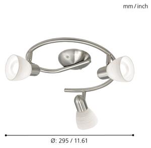 EGLO 88475 - Lampa spot DAKAR 1 3xE14/40W