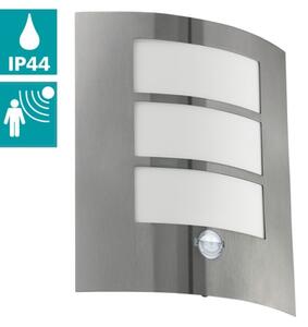 EGLO 88142 - Corp de iluminat perete exterior cu senzor CITY 1xE27/15W