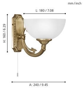 Aplică EGLO 82751 SAVOY 1xE14/40W/230V