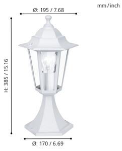 EGLO 22466 - Corp de iluminat exterior LATERNA 5 1xE27/60W
