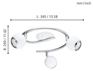 EGLO 31003 - LED Lampa spot BIMEDA 3xGU10/3W LED