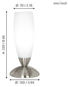 EGLO 82305 - Lampa de masa SLIM 1xE14/40W