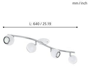 EGLO 31004 - LED Lampa spot BIMEDA 4xGU10/3W LED