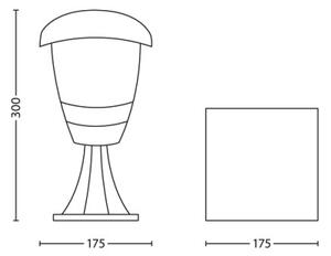 Philips 15382/30/16 - Lampa gradina MYGARDEN CREEK 1xE27/60W/230V