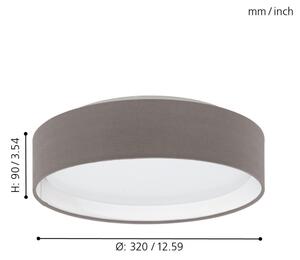 Eglo 31593 - Plafonieră LED PASTERI/11W/230V