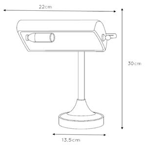 Lucide 17504/01/11 - Lampa de masa BANKER 1xE14/40W/230V