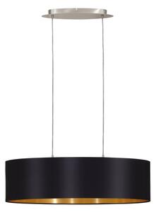 Lustră pe cablu Eglo 55266 MASERLO 2xE27/60W/230V negru