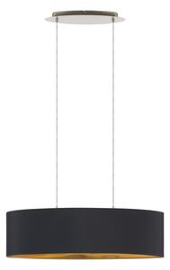 Lustră pe cablu Eglo 55266 MASERLO 2xE27/60W/230V negru