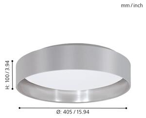 Eglo 31623 - Plafonieră LED MASERLO LED/16W/230V