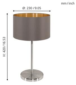 Lampă de masă Eglo 31631 MASERLO 1xE27/60W/230V