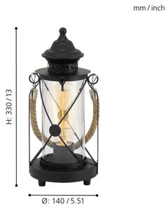 Eglo 49283 - Lampa de masa BRADFORD 1xE27/60W/230V