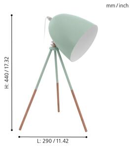 Lampă de masă Eglo 49337 DUNDEE 1xE27/60W/230V