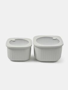 Sinsay - Recipiente pentru alimente cu capac 2 pack - crem