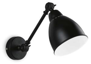 Ideal Lux - Aplica de perete NEWTON 1xE27/42W/230V neagră