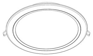 Philips RASTABAN - Corp de iluminat LED încastrat, 20W, 230V (80088/17/16)