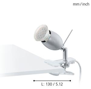 Lampă LED cu clemă Eglo 93119 LED BANNY 1 1xGU10/3W/230V