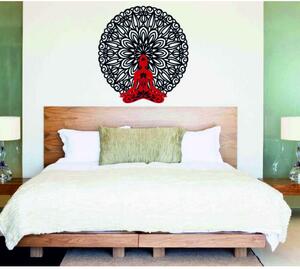 Pictură de perete 3D Buddha în mandala 50, 70, 90 cm