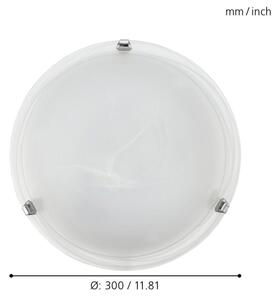 Plafonieră SALOME Eglo 7186, 1xE27/60W/230V, sticlă de alabastru