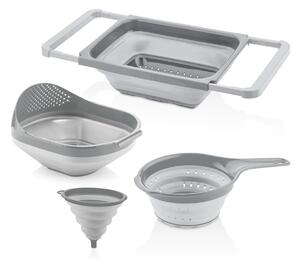 Set 5 buc strecuratoare sita ET-00110 Gri 38.5x26.3x12 cm