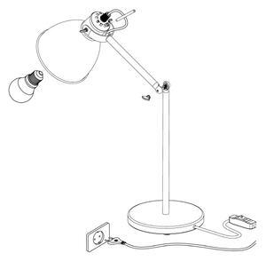 Eglo 49469 - Lampa de masa PRIDDY 1xE27/40W/230V