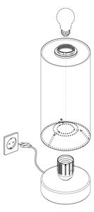 Lampă dimabilă de masă Eglo 95122 PASTERI 1xE27/40W/230V