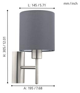 Corp de iluminat flexibil Eglo 94926 PASTERI 1xE27/60W/230V