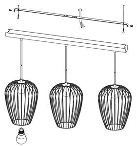 Lustră Eglo 49478 NEWTOWN 3xE27/60W/230V