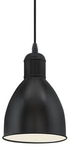 Eglo 55243 - Lustră PRIDDY suspendată pe cablu, 1xE27/60W/230V, negru