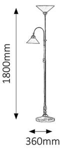 Rabalux 2708 - Lampadar MARIAN 2xE27/60W/230V