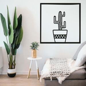 Pictură murală modernă cu cactus | AREO