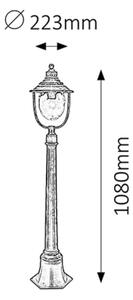 Rabalux 8679 - Corp de iluminat exterior BARCELONA 1xE27/60W/230V