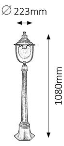 Rabalux 8679 - Corp de iluminat exterior BARCELONA 1xE27/60W/230V