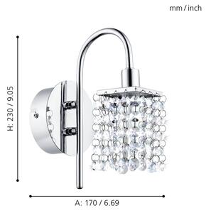 Eglo 94879 - Lampă LED pentru baie ALMONTE LED/2,5W/230V IP44