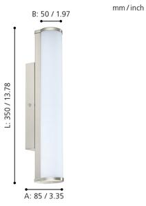 Eglo 94715 - Aplica LED pentru baie CALNOVA LED/8W/230V IP44