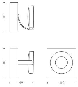 Philips 53170/31/P0 - Spot dimabil MYLIVING CLOCKWORK LED/4,5W