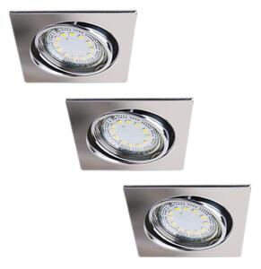 SET 3x corp de iluminat tavan încastrat Rabalux 1056 LITE 3xGU10-LED/3W/230V